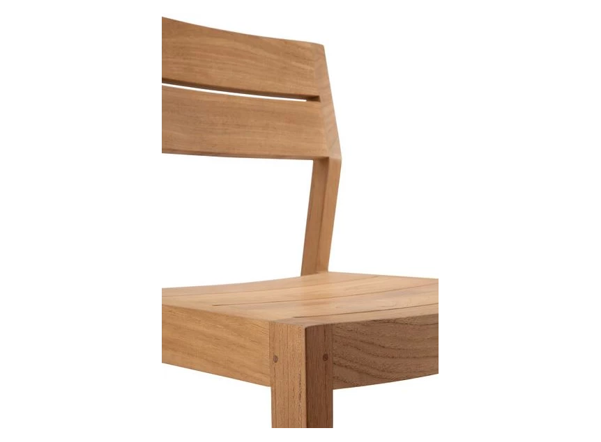 Detail zitting Teak EX 1 Outdoor Dining Chair 10285 Ethnicraft modern design