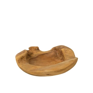 Onregelmatige schaal- Igor- teak hout- naturel- medium- 10881