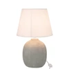 Lamp Milou- cem/tex- greige/wit- large- 15366