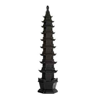 Oosterse tempel- poly- zwart- large- 11708