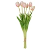 Boeket tulpen- 7stuks- plastiek- licht roze- large- 32905