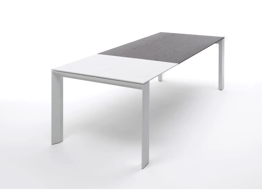 Verlengbare tafel Pondus eik matte lak Contur Sudbrock modern design