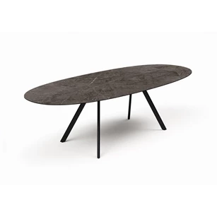 Ovale tafel Romana keramiek Zumsteg by Willisau