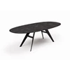 Ovale tafel Lineo keramiek Zumsteg by Willisau