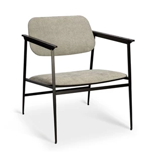 Stoel DC Lounge Chair light grey licht grijs 60085 fijn modern design Ethnicraft