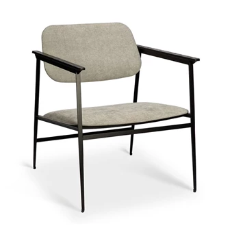 Stoel DC Lounge Chair light grey licht grijs 60085 fijn modern design Ethnicraft