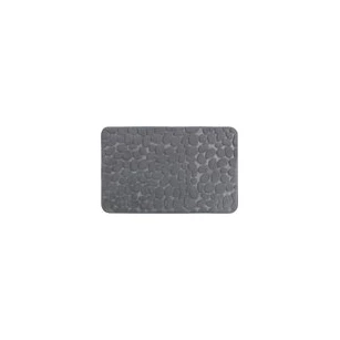 Badmat Pebbles- memory foam- 50x80- grijs- 23867100