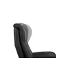 Adjustable-headrest relax poseidon in stof en leder