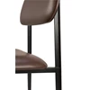 Detail rug DC Dining Chair chocolate leather 60089 Ethnicraft modern design 