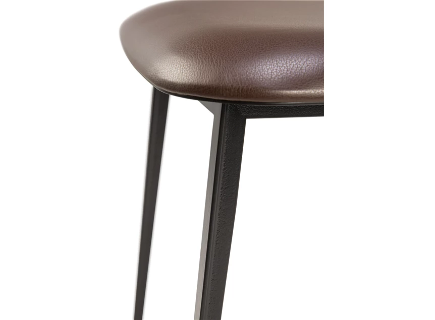 Detail poot DC Dining Chair chocolate leather 60089 Ethnicraft modern design 