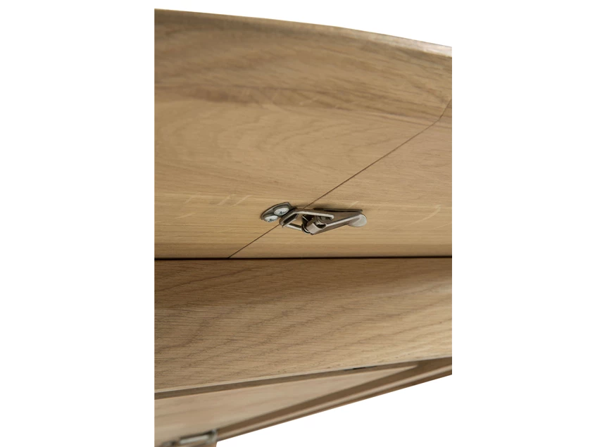 Detail systeem Oak Bok Round Extendable Dining Table 51527 Ethnicraft modern design