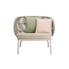 Front Bijzetzetel Kodo Lounge Chair combi 1 Dune White Almond Vincent Sheppard