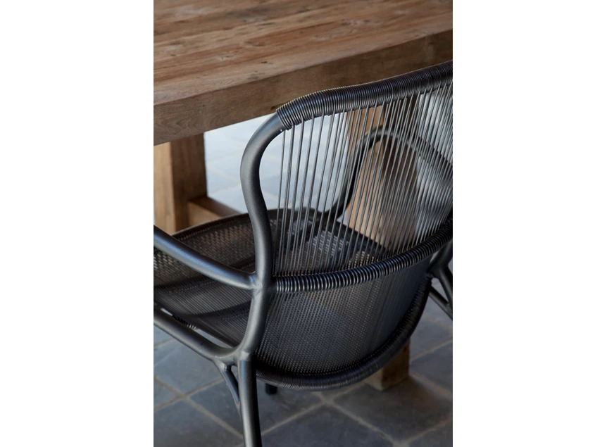 Detail Armstoel Loop Dining Chair Black GD074 Vincent Sheppard
