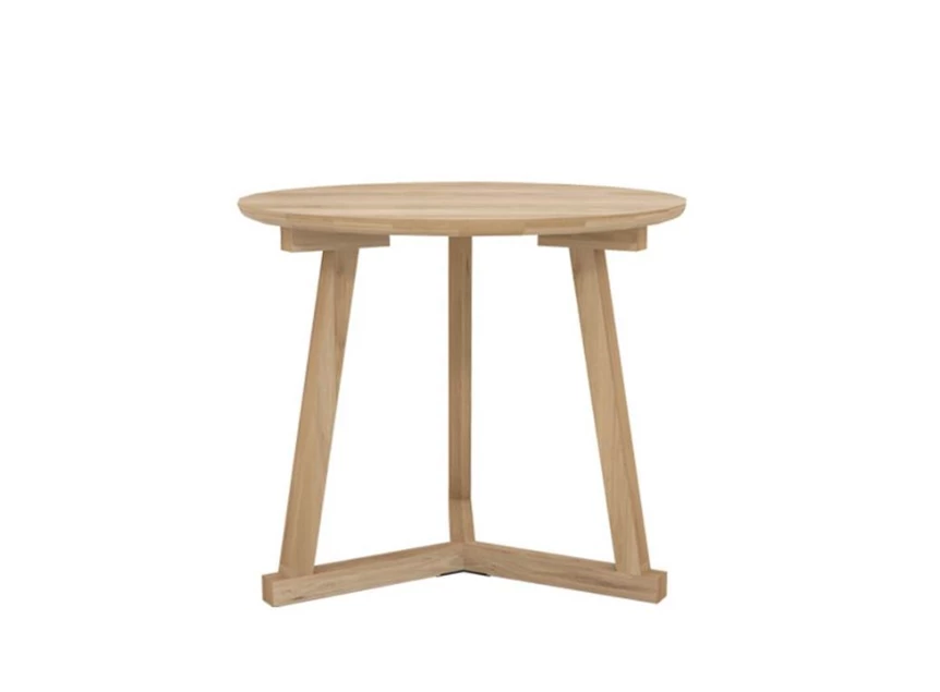 Oak Tripod Side Table 50509 Ethnicraft modern design