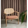 Bijzetzetel Titus Lounge Chair Natural Oak Bouclé Vincent Sheppard