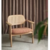 Bijzetzetel Titus Lounge Chair Natural Oak Bouclé Vincent Sheppard