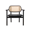 Front Bijzetzetel Titus Lounge Chair Black Oak Vincent Sheppard