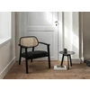 Scandinavisch Bijzetzetel Titus Lounge Chair Black Oak Vincent Sheppard