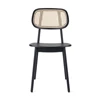 Front Stoel Titus Dining Chair Black Oak Plywood Seat Vincent Sheppard