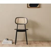 Sfeerfoto Stoel Titus Dining Chair Black Oak Plywood Seat Vincent Sheppard