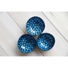 Cocosbowl Noya- Turquoise pearl- 14cm- 3