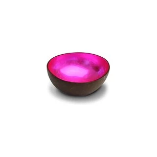 Cocosbowl Noya- metallic pink leaf- 5956019