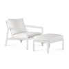 Set Voetensteun Jack Outdoor Footstool Aluminium White Off White 60145 Ethnicraft