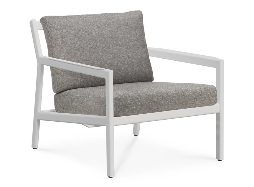 Bijzetzetel Jack Outdoor Lounge Chair Aluminium White Mocha 60151 Ethnicraft