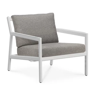 Bijzetzetel Jack Outdoor Lounge Chair Aluminium White Mocha 60151 Ethnicraft