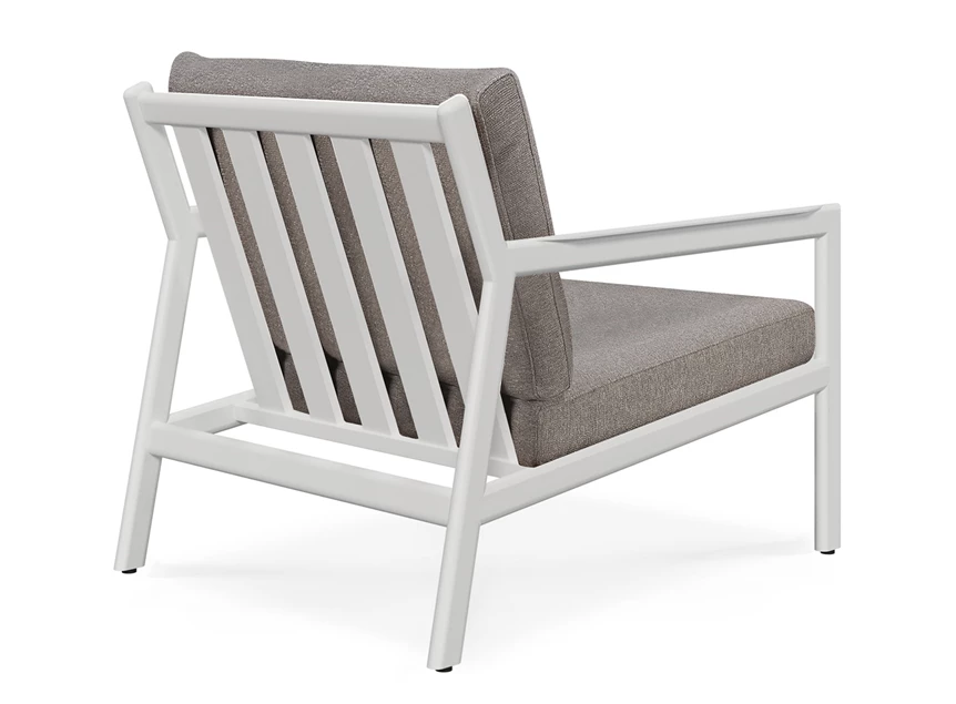 Achterkant Bijzetzetel Jack Outdoor Lounge Chair Aluminium White Mocha 60151 Ethnicraft