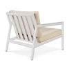 Achterkant Bijzetzetel Jack Outdoor Lounge Chair Aluminium White Natural 60152 Ethnicraft