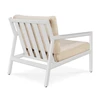 Achterkant Bijzetzetel Jack Outdoor Lounge Chair Aluminium White Natural 60152 Ethnicraft