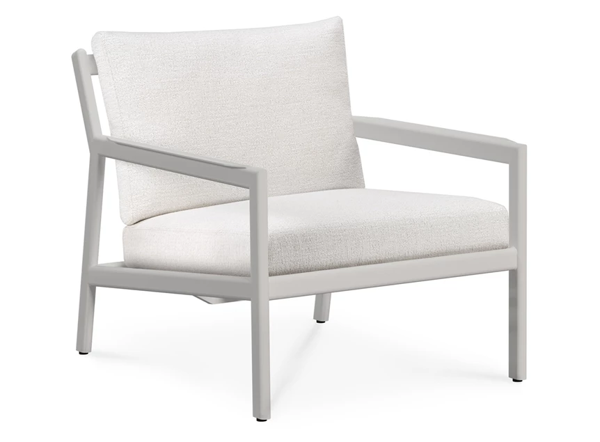 Bijzetzetel Jack Outdoor Lounge Chair Aluminium White Off White 60150 Ethnicraft
