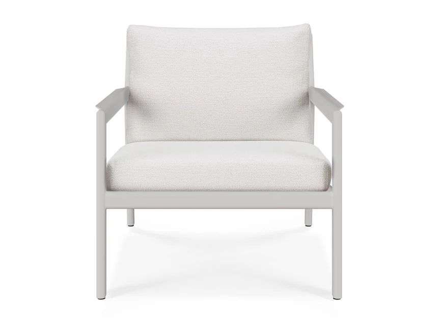 Front Bijzetzetel Jack Outdoor Lounge Chair Aluminium White Off White 60150 Ethnicraft