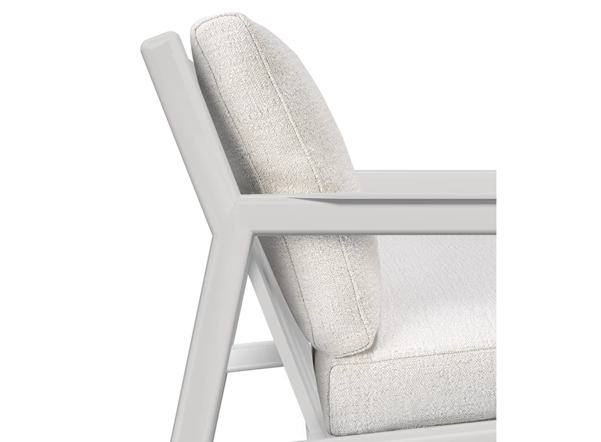 Zijkant Bijzetzetel Jack Outdoor Lounge Chair Aluminium White Off White 60150 Ethnicraft