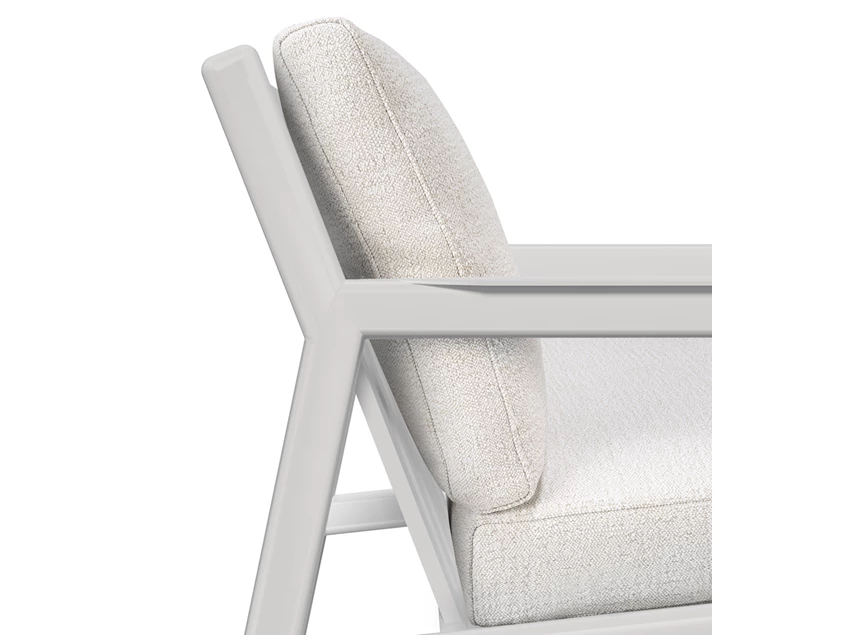 Zijkant Bijzetzetel Jack Outdoor Lounge Chair Aluminium White Off White 60150 Ethnicraft