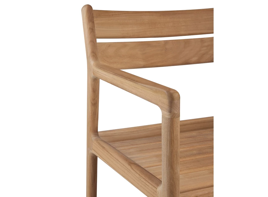 Armleuning Armstoel Teak Jack Outdoor Dining Chair Frame 10284 Ethnicraft