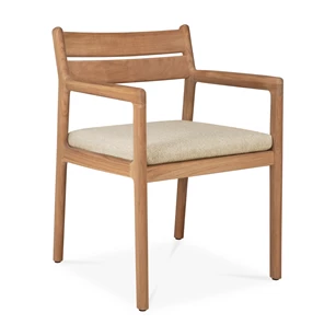 Armstoel Teak Jack Outdoor Dining Chair Natural 10373 Ethnicraft