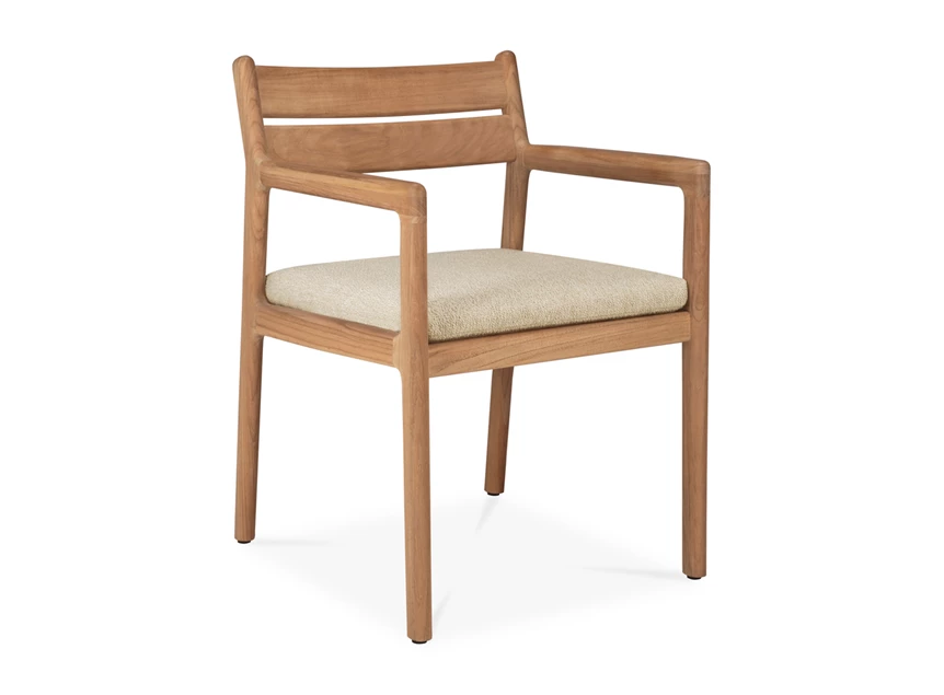Armstoel Teak Jack Outdoor Dining Chair Natural 10373 Ethnicraft