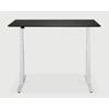Omhoog Verstelbare bureau Oak Bok Adjustable Desk Black Top White Base 26167 Ethnicraft