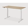 Zijkant Verstelbare bureau Oak Bok Adjustable Desk White Base 26107 Ethnicraft