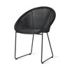 Gipsy Dining Chair Black Sled Base GD009 Vincent Sheppard