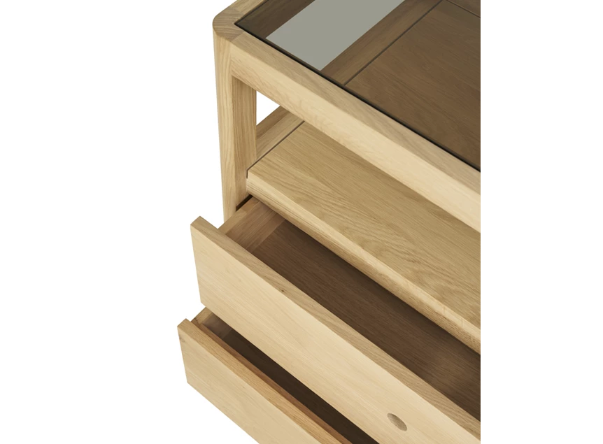 Detail Ladekast Oak Spindle Dresser 51250 Ethnicraft