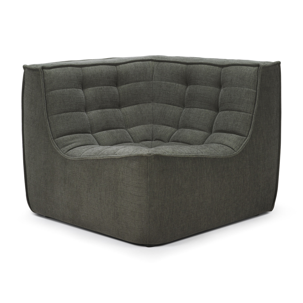 N701 Sofa Corner Moss Ethnicraft Meubelen Jonckheere
