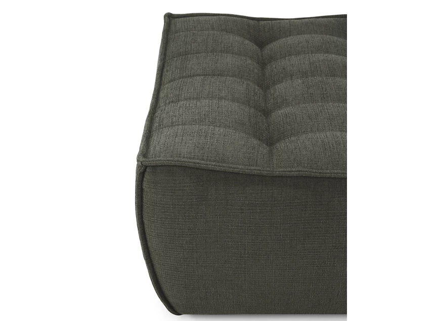 Bovenkant Poef N701 Footstool Moss Eco Fabric 20259 Ethnicraft
