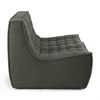 Zijkant Salon N701 Sofa 2 Seater Moss Eco Fabric 20255 Ethnicraft