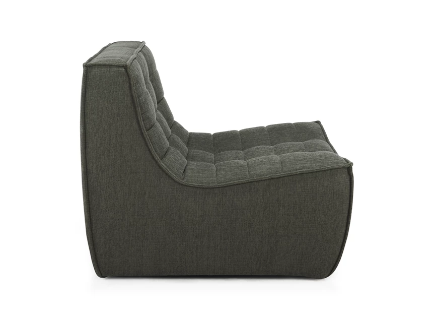 Zijkant Salon N701 Sofa 1 Seater Moss Eco Fabric 20254 Ethnicraft