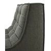 Detail Salon N701 Sofa 1 Seater Moss Eco Fabric 20254 Ethnicraft