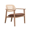 Bijzetzetel Titus Lounge Chair Natural Oak Chestnut Vincent Sheppard