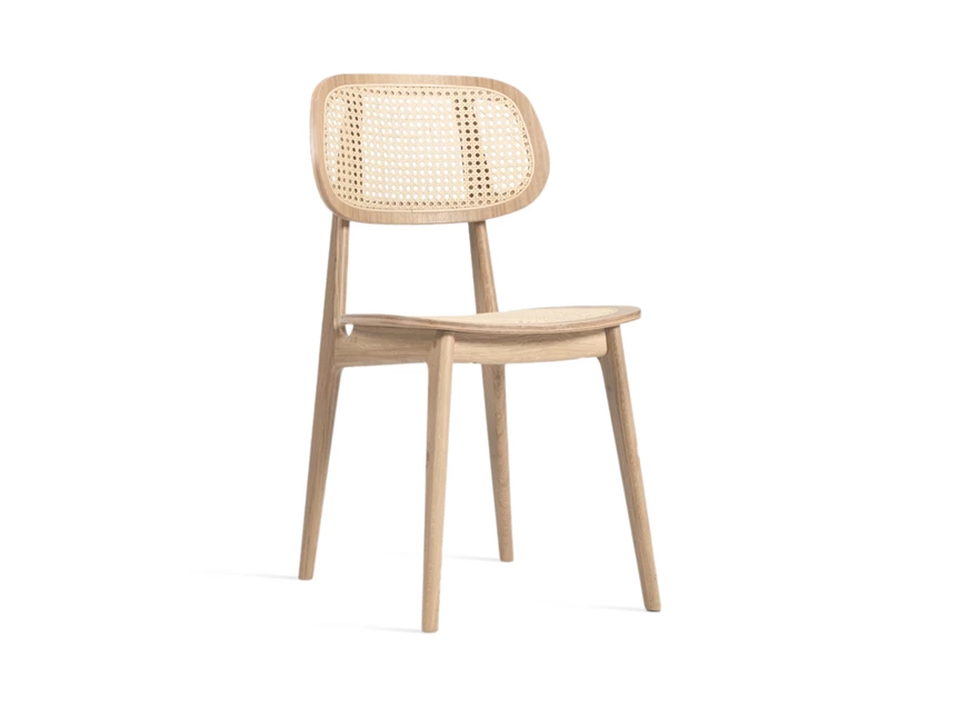 Stoel Titus Dining Chair Natural Oak Cane Seat Vincent Sheppard